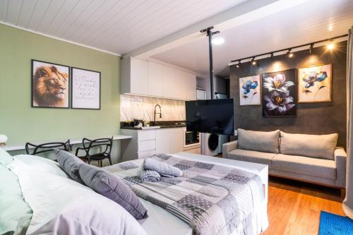Novo Hamburgo Apartment | Studio c AC, Piscina e Café Novo Hamburgo