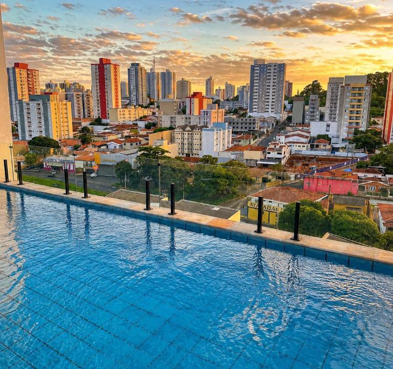 Sao Carlos Apartment | Studio Celena- Rooftop - Ar- Home Office- ate 4