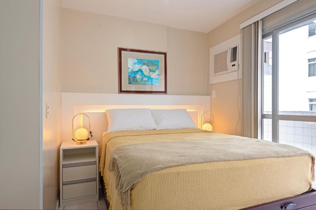 Centro Apartment | Studio com vista para o mar no centro de Guarapari com Wifi