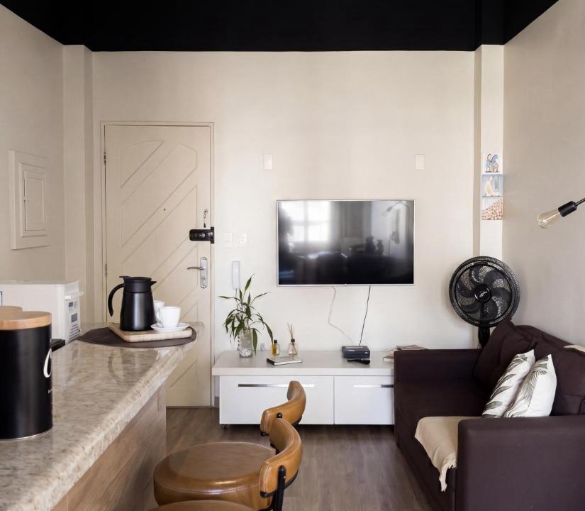 Cerqueira Cesar Apartment | Studio completo vista para Av Paulista 13º andar