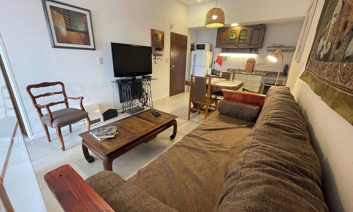Constitucion Apartment | Studio featuring a private terrace with a grill