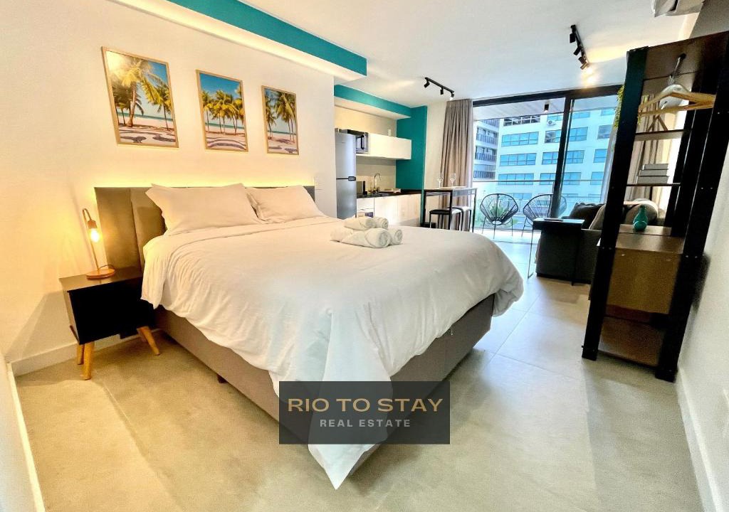 Leblon Apartment | Studio Leblon - Modern with pool and gym.