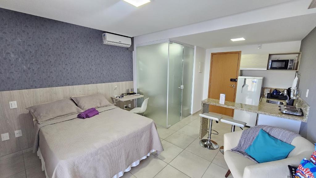 Teixeiras Apartment | Studio Life Essential com ar garagem wifi