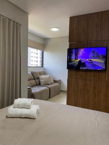 Plano Diretor Sul Apartment | Studio moderno com vista incrível 401 Smart