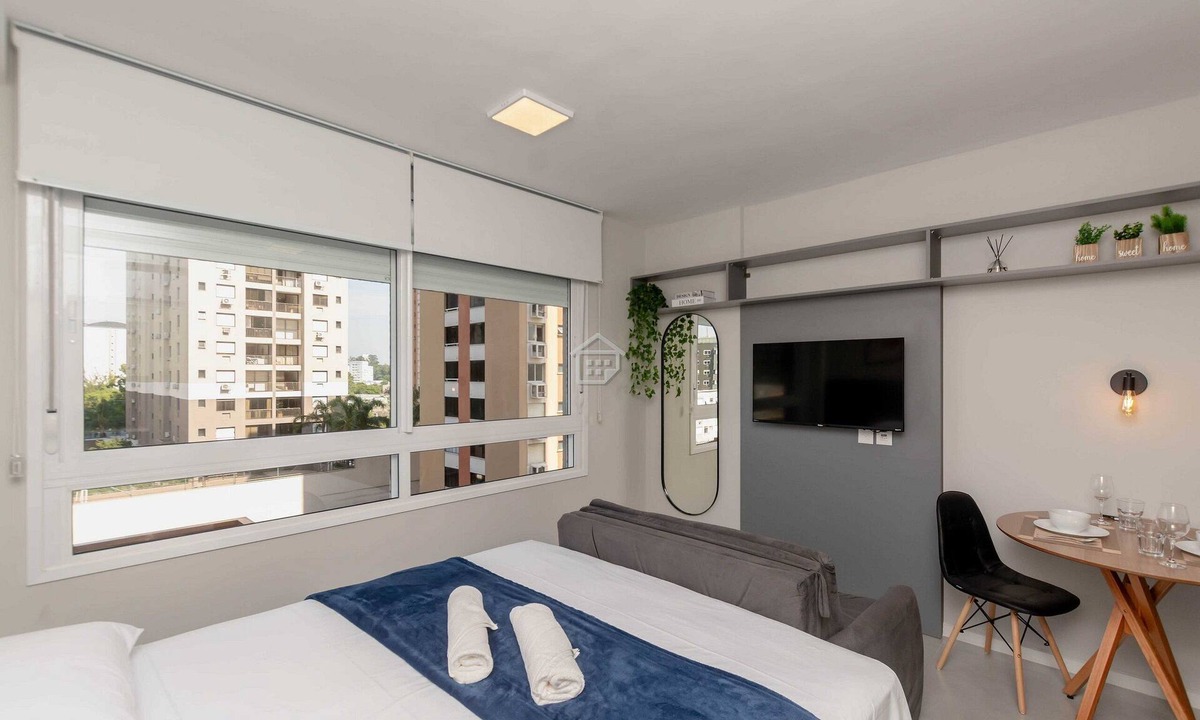 Partenon Apartment | Studio Moderno | Tecnopuc + Hospital São Lucas