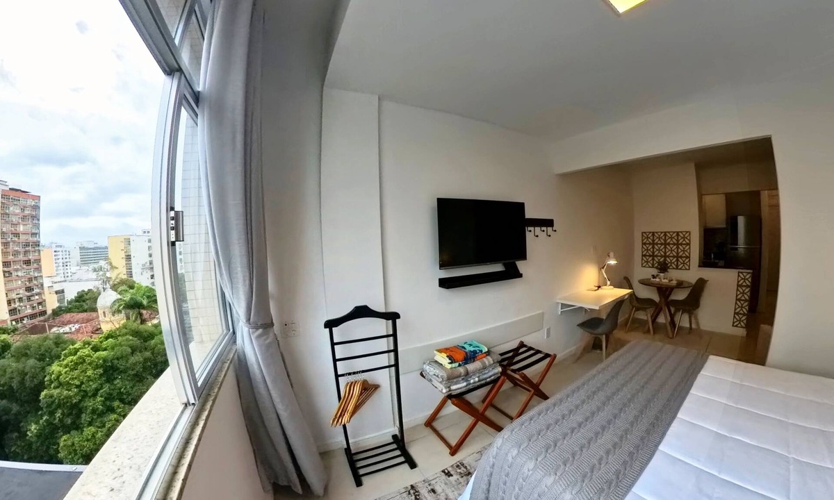 Centro Apartment | Studio Safe & Modern 5 min Ferry to Rio 1Gbps Wi-Fi Pet & Kid-Friendly