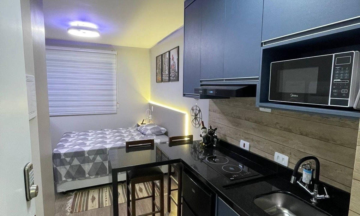 Novo Mundo Apartment | Studio with swimming pool near to the Malls.
