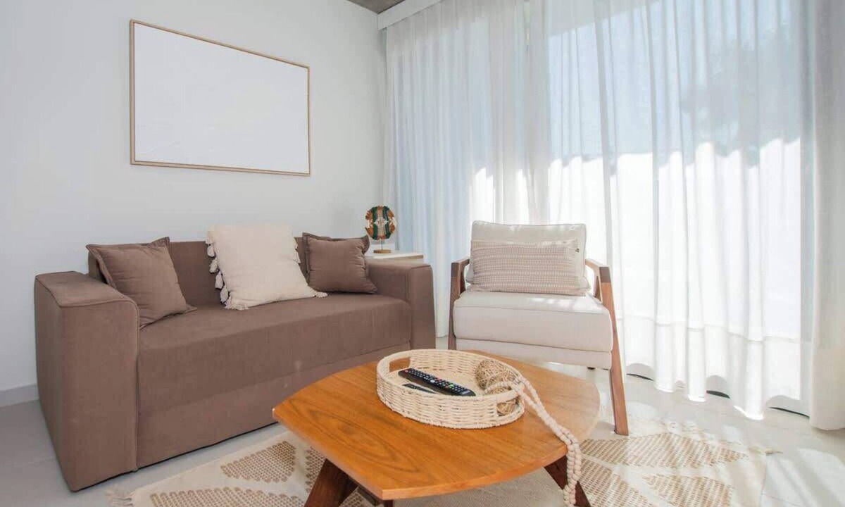 Asuncion Apartment | Stylish Stay w/Private Patio | Pool, Gym Access