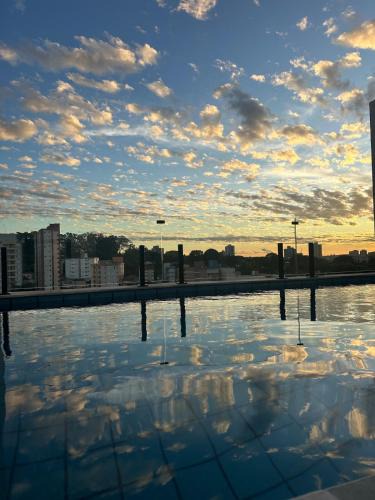 Sao Carlos Apartment | TESLA APT2-Pool, Air, gym, 24-hour portaria