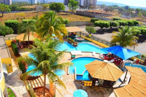 J Jeriquara Apartment | Thermas Place Caldas Novas Suite de frente pra piscina