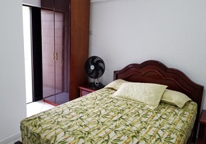 1 bedroom apartment front of building to the sea. Boracéia Beach