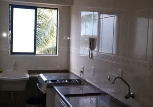 1 bedroom apartment front of building to the sea. Boracéia Beach