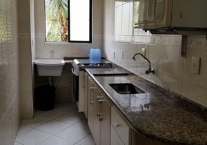 1 bedroom apartment front of building to the sea. Boracéia Beach