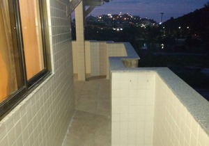 Coverage qtos 2, 1 bath, 2 banh., Balcony, and garage 90m Prainha