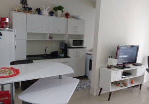 New flat, 2 bedrooms, furnished with swimming pool on the beach of Novo Campeche / Floripa