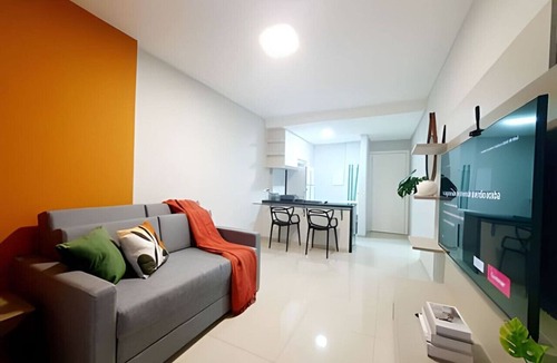Bigorrilho Apartment | 1 quarto, cheio de estilo, condo club Sky com vaga