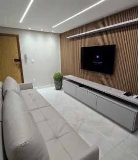 Castelo Apartment | 101 - Área Privativa de Luxo ar condicionado e churrasqueira