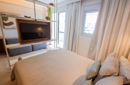 Guarulhos Apartment | 1106 Studio Via Alameda Aeroporto c/vaga grátis