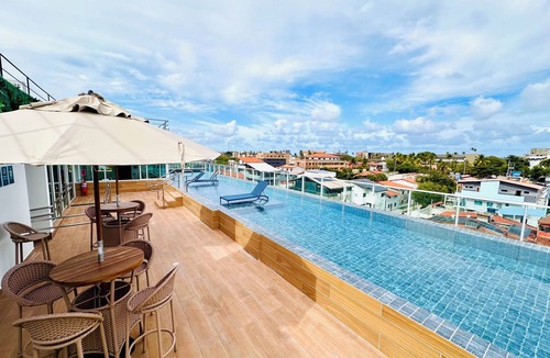Centro Apartment | 150m from the beach | Luxury apartment with rooftop pool in Porto de Galinhas