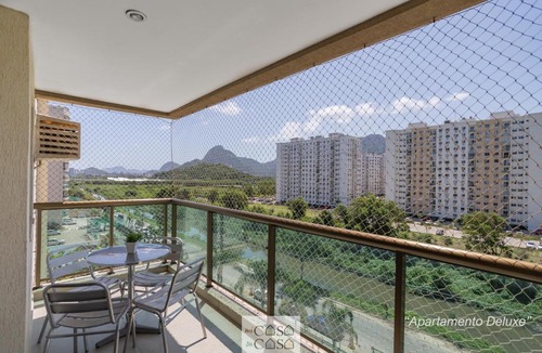 Jacarepagua Apartment | 2 Apartamentos Individuais de 3 QUARTOS com ESTACIONAMENTO em Condomínio com PORTARIA 24h, Sauna e Parquinho Infantil - Apartamento com Ar Condicionado, SmarTV, Wi-Fi 120 mbps e Cozinha Completa