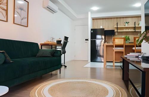 Gleba Fazenda Palhano Apartment | 2 Quartos (1 suíte) e ampla sacada | Gleba Palhano