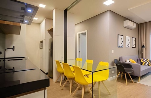 Matriz Apartment | 2 Quartos com Garagem vista incrível no Batel 27a