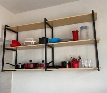 Paragominas Apartment | 24 - Kitnet com cozinha e ventilador - 2 andar