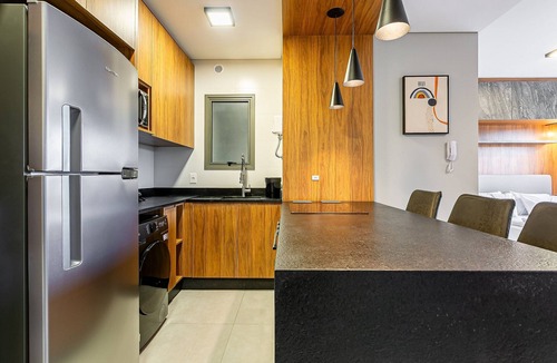 Carvoeira Apartment | 500m from UFSC | 50" Smart TV #CARV03