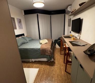 Se Apartment | 64NV Studio Liberdade SP 300 m Metro Japao, acomoda ate 03 pessoas