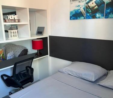 Campinas Apartment | Aconchegante Studio 14 completo para uma boa acomodação