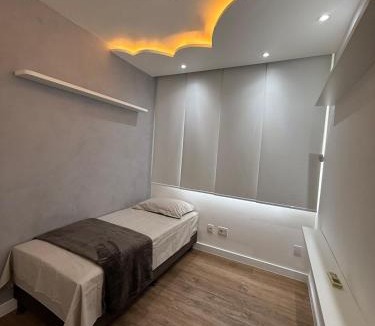 Cremacao Apartment | Alto padrão com ar, garagem, sacada integrada