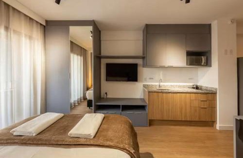 Vila Nova Conceicao Apartment | Amplo Studio com Varanda ao Lado do Ibirapuera