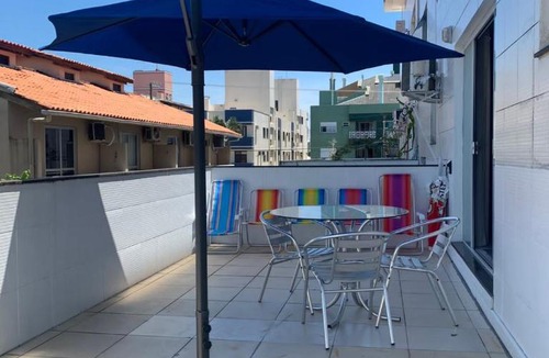 Ingleses do Rio Vermelho Apartment | Amplo Terraço Gourmet- 250 m da Praia dos Ingleses- 02 Quartos