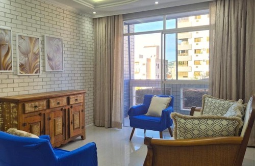 Balneario Apartment | AP Amplo! 3 Quartos! 300 m da Beira Mar! Garagem!