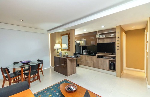Copacabana Apartment | Apartamento Moderno com Serviços e Vista mar