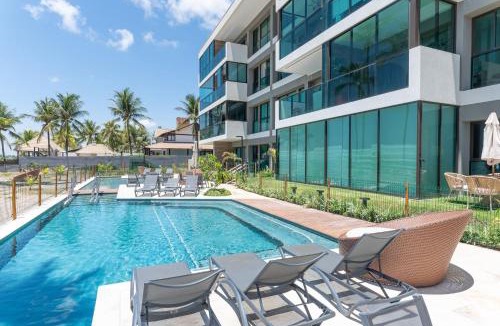 Pontal de Serrambi Apartment | Apart Completo-2 suítes-Varanda c Vista Mar-SH143M