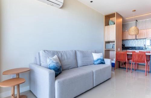Pontal de Serrambi Apartment | Apart Completo-2 suítes-Varanda c Vista Mar-SH143M