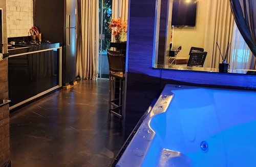 Boa Esperanca Apartment | Apart Loft (Hydrotherapy, Sauna) Double and single bed