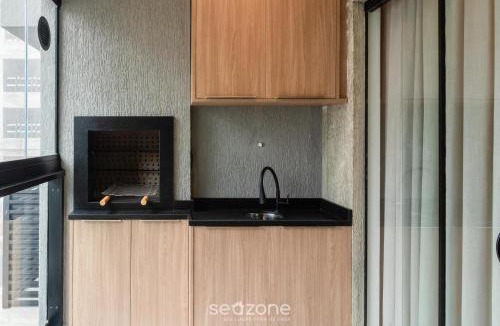 Morretes Apartment | Apart with Gourmet Balcony near the Sea OZN1004