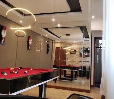 Cataguases Apartment | Apartamento com vista para piscina com hidromassagem e aquecedor