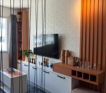 Santa Terezinha Apartment | Apartamento completo 2 Quartos, Garagem, Piscina e Academia