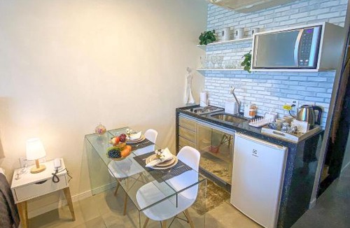 Cruz das Almas Apartment | Apartamento Estiloso Com Vista Mar no Ritz Suítes.