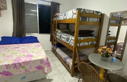 Vila Assuncao Apartment | Apartamento kitnet pé na areia praia Ocian