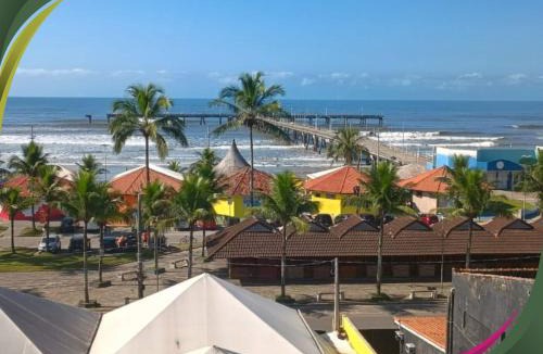 Mongagua Apartment | Apartamento Mongaguá com vista para a Plataforma de Pesca