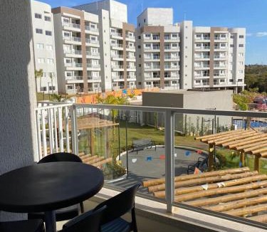 Setor Lagoa Quente Apartment | Apartamento no Lagoa Eco Towers Resort- Caldas Novas, GO