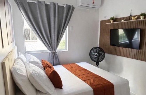 Sao Luis Apartment | Apartamento Premium no Bairro Vinhais - Ar na sala, suíte e perto do Shopping