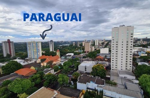 Foz do Iguacu Apartment | Apartamento Studio no último andar no CENTRO de FOZ com linda VISTA