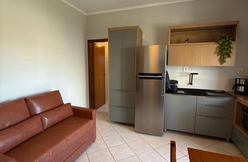 Governador Celso Ramos Apartment | Apartment on Palmas Beach with ocean view, 250m from the sand.