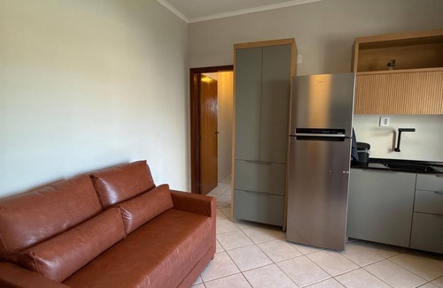 Governador Celso Ramos Apartment | Apartment on Palmas Beach with ocean view, 250m from the sand.
