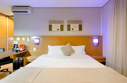 Osasco Hotel | Apartment with 1 parking space near Alphaville, Unit 1302